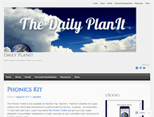 Tablet Screenshot of dailyplanit.com
